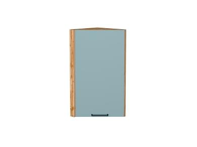 Шкаф верхний торцевой Флэт 300 Grey-green In 2S / Дуб Вотан