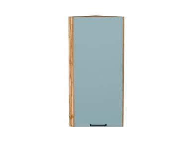 Шкаф верхний торцевой Флэт 300Н Grey-green In 2S / Дуб Вотан