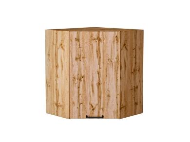 Шкаф верхний угловой Флэт 590 Wotan Oak 2S / Дуб Вотан
