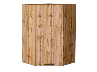 Шкаф верхний угловой Флэт 590Н Wotan Oak 2S / Дуб Вотан