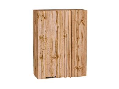 Шкаф верхний прямой угловой Флэт 700Н Wotan Oak 2S / Дуб Вотан