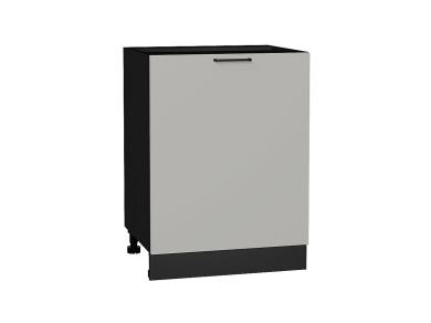 Шкаф нижний Флэт 600М Light Grey In 2S / Graphite