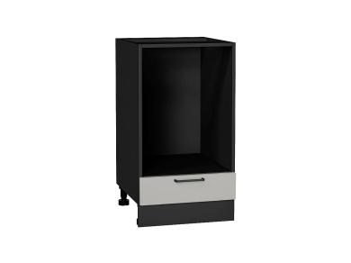 Шкаф под духовку Флэт 450 Light Grey In 2S / Graphite