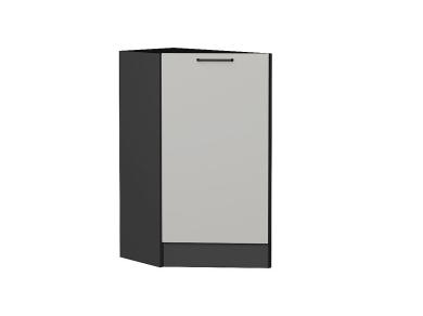 Шкаф нижний торцевой Флэт 300 (прав.) Light Grey In 2S / Graphite