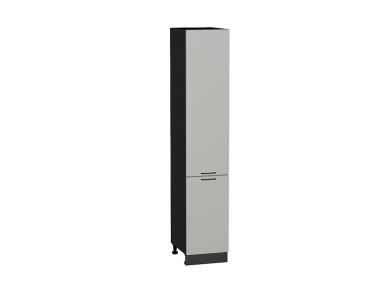 Шкаф пенал Флэт 400 (для верхних шкафов 720) Light Grey In 2S / Graphite