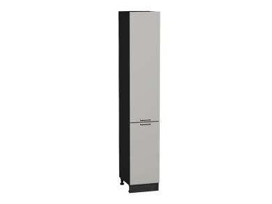Шкаф пенал Флэт 400Н (для верхних шкафов 920) Light Grey In 2S / Graphite