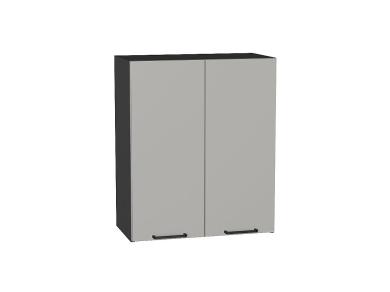 Шкаф верхний Флэт 600 Light Grey In 2S / Graphite