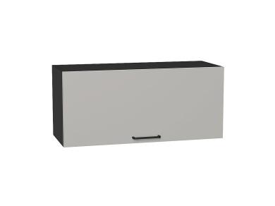 Шкаф верхний горизонтальный Флэт 800 Light Grey In 2S / Graphite