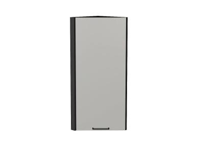 Шкаф верхний торцевой Флэт 300Н Light Grey In 2S / Graphite