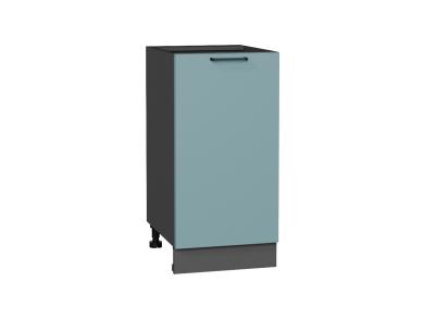 Шкаф нижний Флэт 400 Grey-green In 2S / Graphite