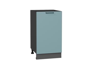 Шкаф нижний Флэт 450 Grey-green In 2S / Graphite
