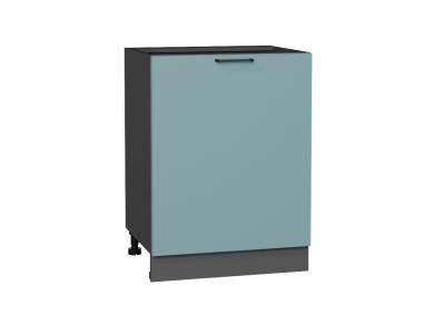 Шкаф нижний Флэт 600М Grey-green In 2S / Graphite