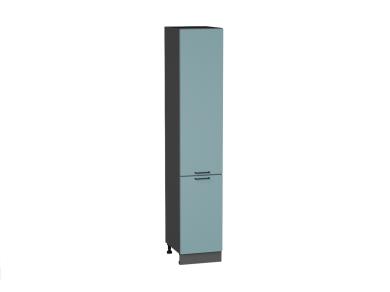 Шкаф пенал Флэт 400 (для верхних шкафов 720) Grey-green In 2S / Graphite