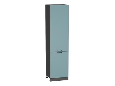 Шкаф пенал Флэт 600Н (для верхних шкафов 920) Grey-green In 2S / Graphite