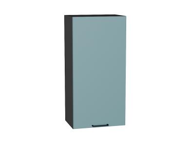 Шкаф верхний Флэт 450Н Grey-green In 2S / Graphite