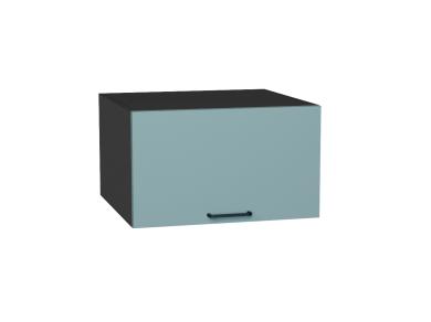 Шкаф верхний горизонтальный с увеличенной глубиной Флэт 610 Grey-green In 2S / Graphite