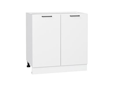 Шкаф нижний Флэт 800 White In 2S / Белый