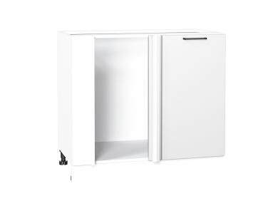 Шкаф нижний угловой Флэт 990М White In 2S / Белый