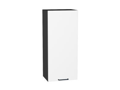 Шкаф верхний Флэт 400Н White In 2S / Graphite