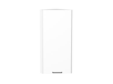 Шкаф верхний торцевой Флэт 300Н White In 2S / Белый