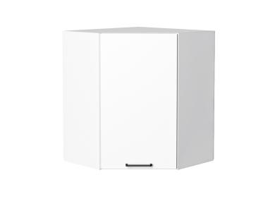 Шкаф верхний угловой Флэт 590 White In 2S / Белый
