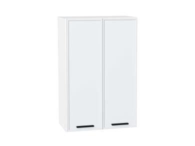 Шкаф верхний Фрейм 600Н White Silk / Белый