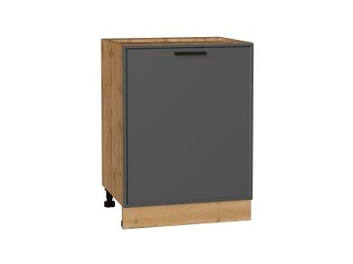 Шкаф нижний Фрейм 600М Stormy Silk / Дуб Вотан