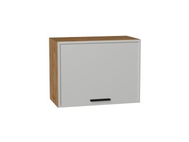 Шкаф верхний горизонтальный Фрейм 600Н Grey Silk / Дуб Вотан
