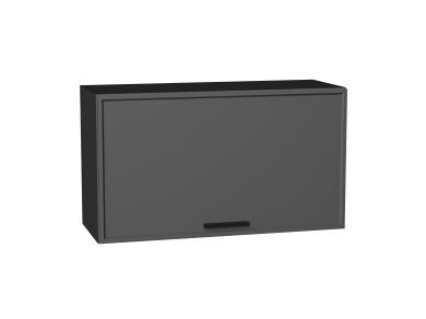 Шкаф верхний горизонтальный Фрейм 800Н Stormy Silk / Graphite