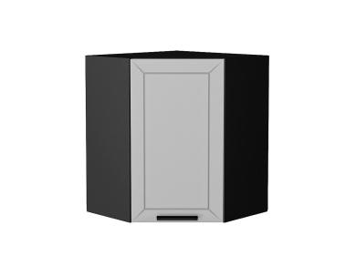 Шкаф верхний угловой Глетчер 590 Гейнсборо Силк / Graphite