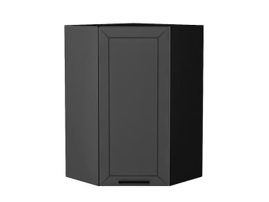 Шкаф верхний угловой Глетчер 590Н Маренго Силк / Graphite