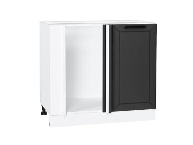 Шкаф нижний угловой Глетчер 990М Маренго Силк / Белый