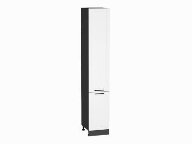 Шкаф пенал Глетчер 400Н (для верхних шкафов 920) Айленд Силк / Graphite