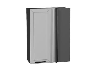 Шкаф верхний прямой угловой Глетчер 700Н Гейнсборо Силк / Graphite