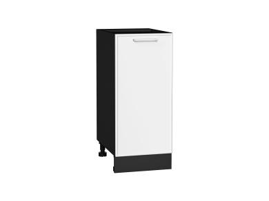 Шкаф нижний Квадро 350 Белый / Graphite