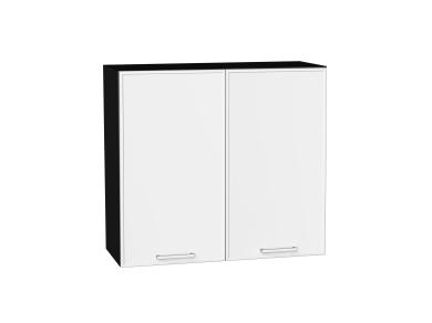 Шкаф верхний Квадро 800 Белый / Graphite