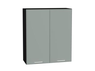 Шкаф верхний Квадро 800Н Аквамарин / Graphite