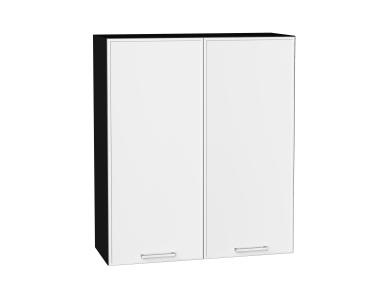 Шкаф верхний Квадро 800Н Белый / Graphite