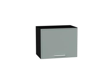 Шкаф верхний горизонтальный Квадро 450 Аквамарин / Graphite