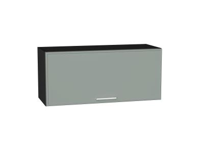 Шкаф верхний горизонтальный Квадро 800 Аквамарин / Graphite