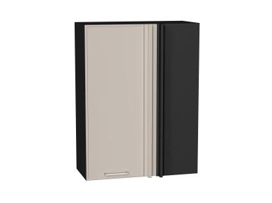 Шкаф верхний прямой угловой Квадро 700Н Кашемир / Graphite