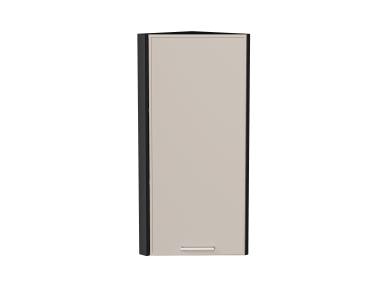 Шкаф верхний торцевой Квадро 300Н Кашемир / Graphite