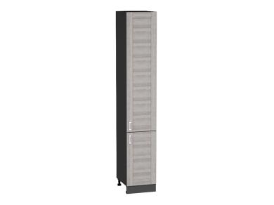 Шкаф пенал Лофт 400Н (для верхних шкафов 920) Graphite / Cappuccino Veralinga