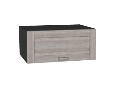 Шкаф верхний горизонтальный с увеличенной глубиной Лофт 810 Cappuccino Veralinga / Graphite