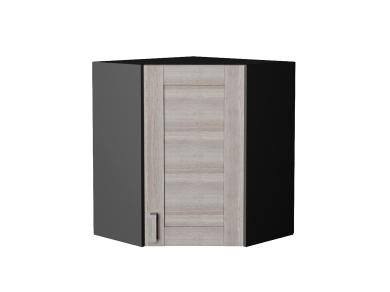 Шкаф верхний угловой Лофт 590 Cappuccino Veralinga / Graphite