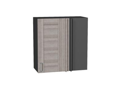 Шкаф верхний прямой угловой Лофт 700 Cappuccino Veralinga / Graphite