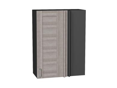 Шкаф верхний прямой угловой Лофт 700Н Cappuccino Veralinga / Graphite