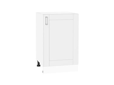 Шкаф нижний Лофт 500 White Silk / Белый