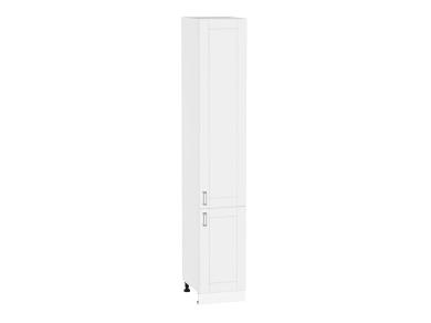 Шкаф пенал Лофт 400Н (для верхних шкафов 920) White Silk / Белый