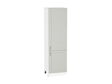 Шкаф пенал Лофт 600 (для верхних шкафов 720) Grey Silk / Белый